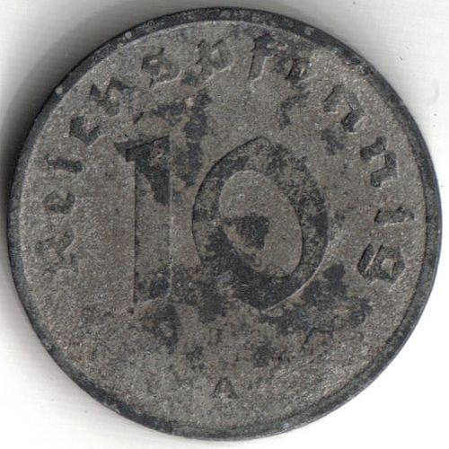 5 Reichs pfennig 1944 A líc